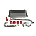 Ladeluftkühler-Montagesatz für MITSUBISHI LANCER EVO 1/2/3 Rot