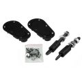 JRspec flat bonnet fasteners - schwarz
