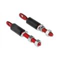 JRspec flat bonnet fasteners - red