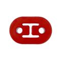 JRspec 10mm Exhaust Hanger – red