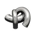 Aluminium elbow 180' 45mm, 30cm