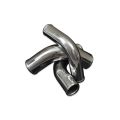 Aluminium elbow 75' 95mm, 30cm