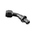 AN8 push-on 45' fitting Black