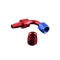 Swivel 90' AN4 fitting Red