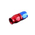 PTFE Alu-Fitting gerade adapter Dash 10 (7/8 zoll) - AN10 JIC10 Rot