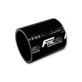 Straight silicone Coupler 38mm Black 30cm