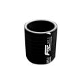 Straight silicone Coupler 83mm Black 5cm