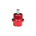 JRspec Magnetic Oil Sump Pan Plug Bolt M20x1.5 Nissan, Subaru, Alfa Romeo, Fiat Red