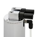 Mishimoto Aluminum Oil Catch Can - Small Silver
