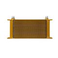 Mishimoto Universal 19 Row Oil Cooler Gold
