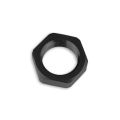 AN-8 AN8 (3/4 UNF) Adapter JIC bulkhead hex nut Fuel Oil Hose Fitting Black