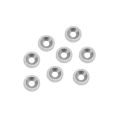 Fender Bumper Engine Bay Dress Up Washers silver