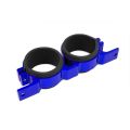 Dual fuel pump mounting bracket 60MM Blue
