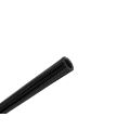 STEEL BRAIDED RUBBER HOSES BLACK AN12