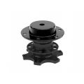 JRspec steering wheel quick release hub Black
