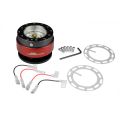 JRspec steering wheel quick release hub Red
