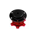 JRspec steering wheel quick release hub Red