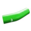 Silicone Reducer elbow 23' 60/76mm Green