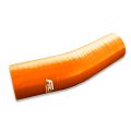 23° Reduzierbogen 76/89mm Silikonschlauch  Silikon-Reduzierer Orange