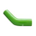 Silicone reducer elbow 45' 22/38mm Green