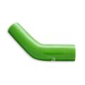Silicone reducer elbow 45' 38/48mm Green