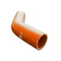 Silicone reducer elbow 45' 54/70mm Orange