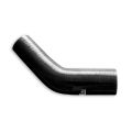 Silicone reducer elbow 45' 83/89mm Black
