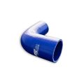 Silicone reducer elbow 90' 45/57mm Blue