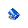 AN -4 AN4 12mm rubber hose end finisher twisted jubilee clip Blue