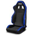 Sparco R100 My2022 Sitz Schwarz und Blau