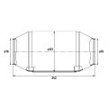 Sport catalytic converter 0-3.5L EURO 6 HJS Capacity (cpsi) 200 Euro 6