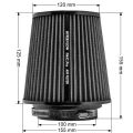 FMIC.Pro cone air filter length 125mm diameter 100mm-4