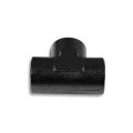 T-Stück weiblich / weiblich / weiblich 1/8 NPT Schwarz