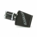 Universal Neck Black Large Aluminium Base Cone Filter Ramair JS-105-BK-KIT 70mm