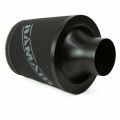 Universal Neck Black Large Aluminium Base Cone Filter Ramair JS-107-BK 80mm