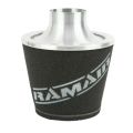 Universal Neck Black Large Aluminium Base Cone Filter Ramair JS-108-SL 80mm