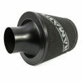 Universal Neck Black Large Aluminium Base Cone Filter Ramair JS-150-90-BK 89mm