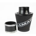 Universal Neck Black Large Aluminium Base Cone Filter Ramair JS-175-100-BK-KIT 102mm