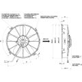 Axiallüfter SPAL 12V VA01-AP70/LL-36A (305 MM)