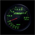 Pro G Race Series 2 RC gauge,  Boost 3 Bar GREEN 52mm