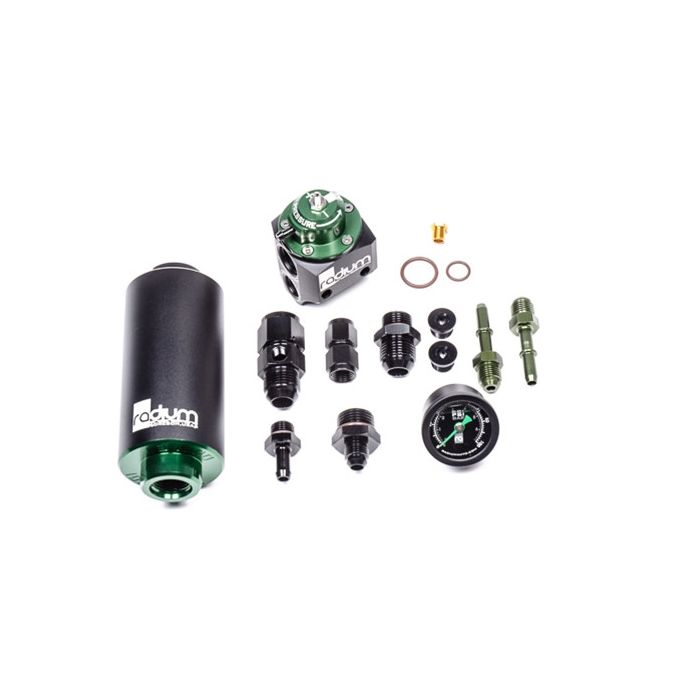 Fuel Pressure Regulator and Fuel Filter Kit Stainl USARAD20043003
