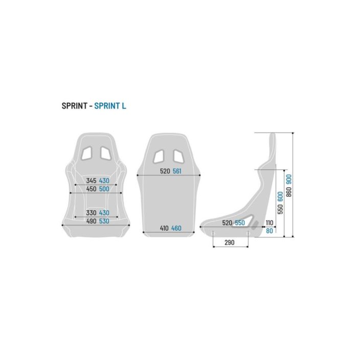 Sparco Sprint+ Tubular Seat Red FIA Approved 8855-1999