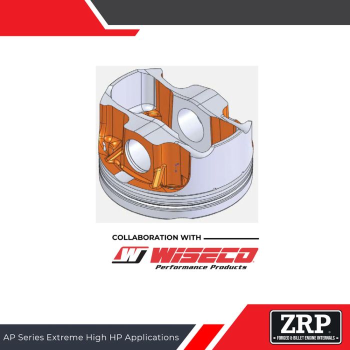 Forged Pistons ZRP 1400HD by Wiseco for Mitsubishi 4G63 EVO 4-9 Bore - 85.25mm 9.0:1 / 8.52:1 88mm x 156mm