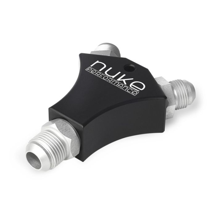 Nuke Performance Y-Block Adapter Fitting with 2x AN-8 and 1x AN-10