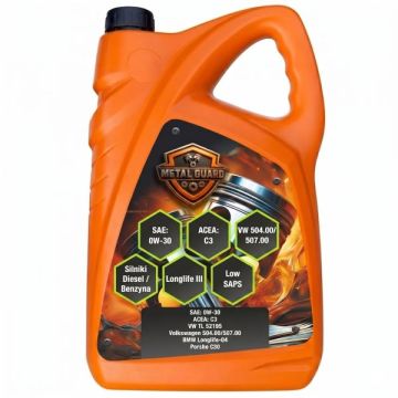 Metal Guard synthetic synthetisches motoröl VW 504.00 507.00 Longlife ACEA C3 API SM CF 0W30 5l