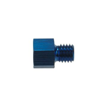 1/8 NPT Female to M10x1.0 Metric Male Oil Fuel Pressure Sensor Pump Adapter Blue