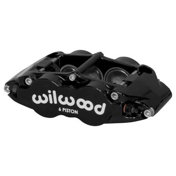 Wilwood 120-14490 FNSL6R - Dust Seal Radial Mount Caliper Left 6 Pistons Black