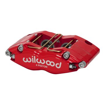Wilwood 120-14697 Dynapro DS Universal Radial Mount Caliper 4 Pistons Red