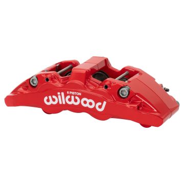 Wilwood 120-16956 AeroDM Lug Mount Caliper Right 6 Pistons Red