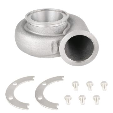 JRspec Turbo Abgasgehäuse GT30-GTX30 A/R .83 Dual V-BAND Turbo Abgasgehäuse + V-band